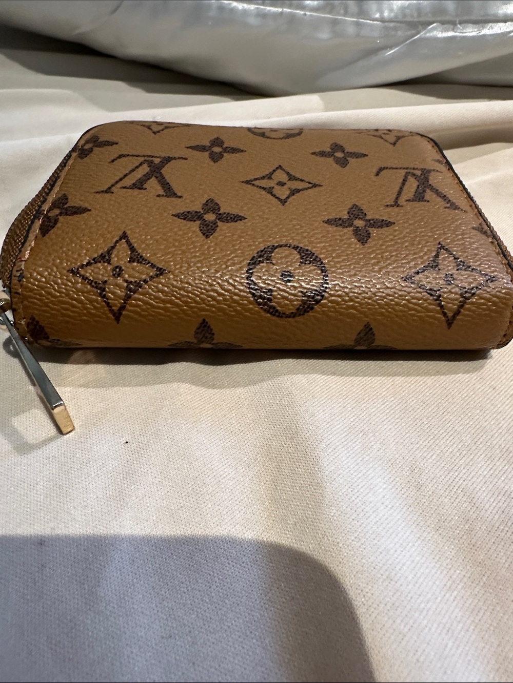 Monogram Zip Wallet - Picture 4 of 4